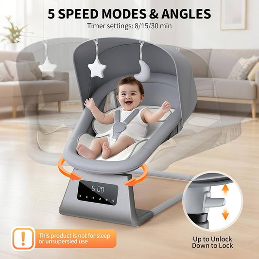 Electric Baby Rocker for Newborns