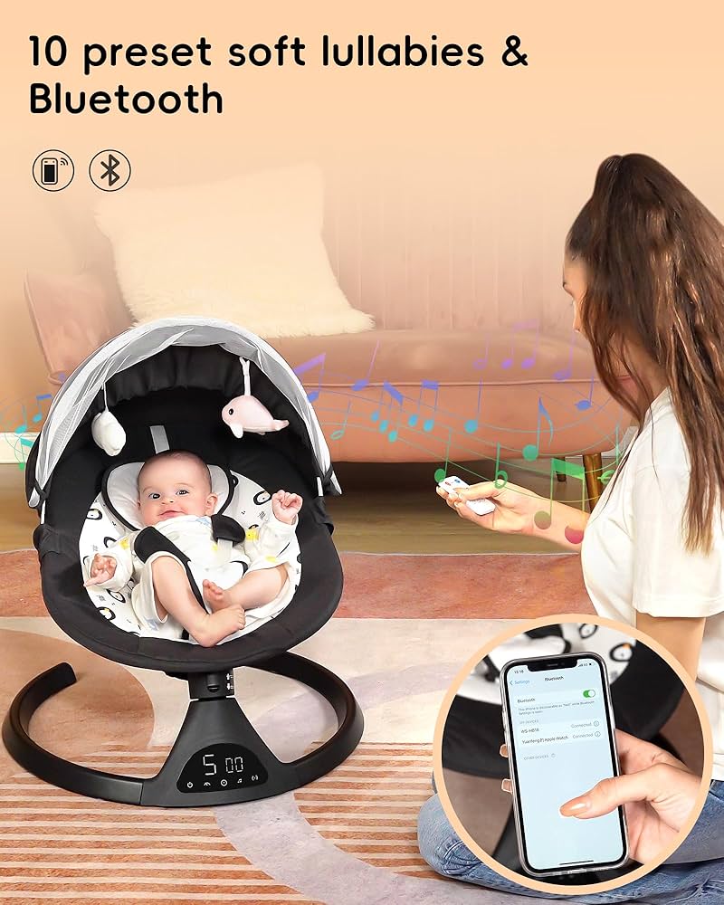 Electric Baby Swing Infant Swing Toddler for Newborn Baby