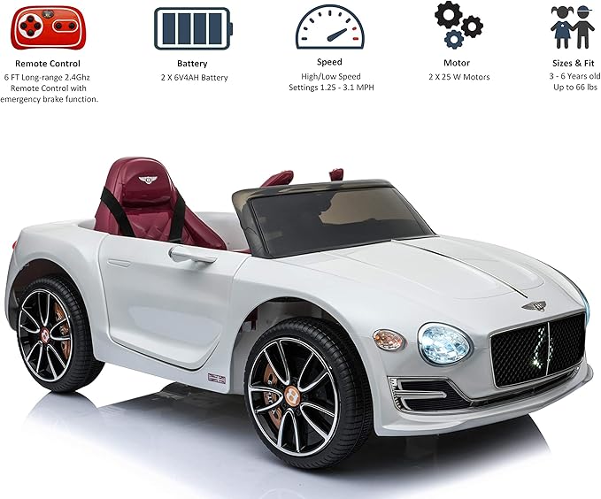 Licensed Bentley EXP12 Kids Ride on Car