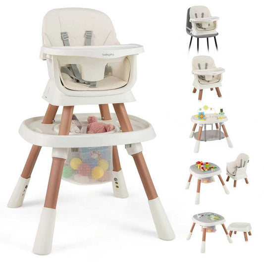BABY JOY 16 in 1 High Chair, Convertible Baby Highchair for Babies and Toddlers