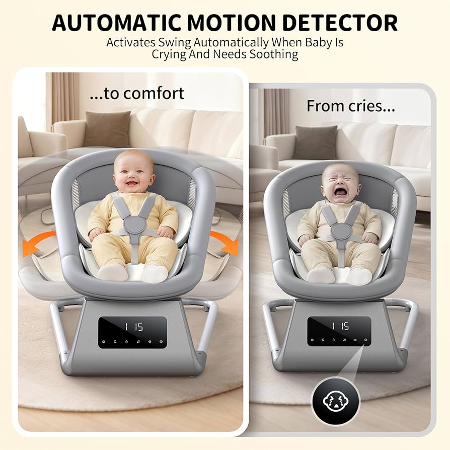 Electric Baby Rocker for Newborns