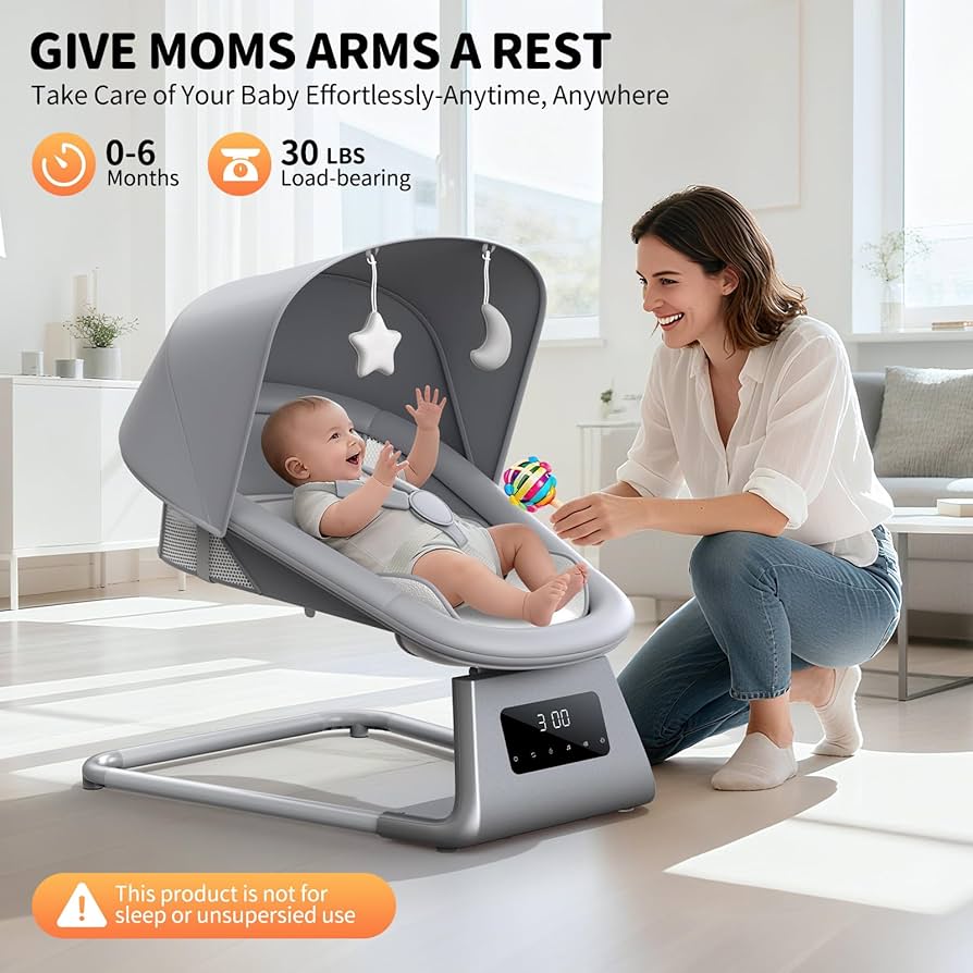Electric Baby Rocker for Newborns