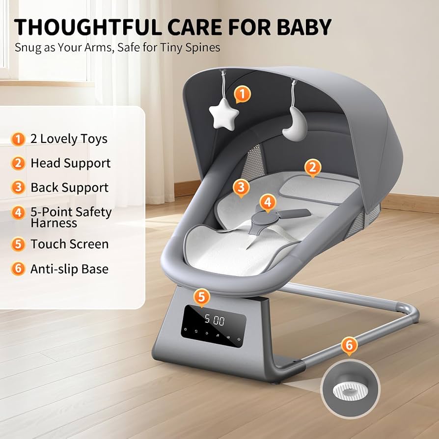 Electric Baby Rocker for Newborns