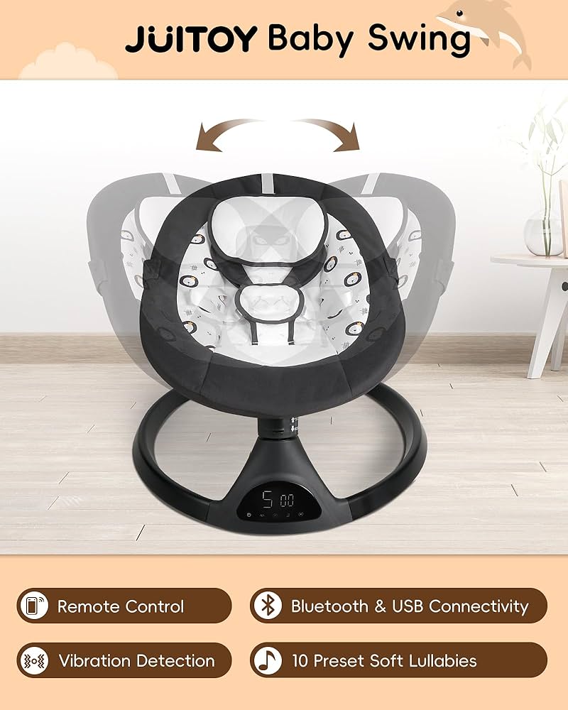 Electric Baby Swing Infant Swing Toddler for Newborn Baby