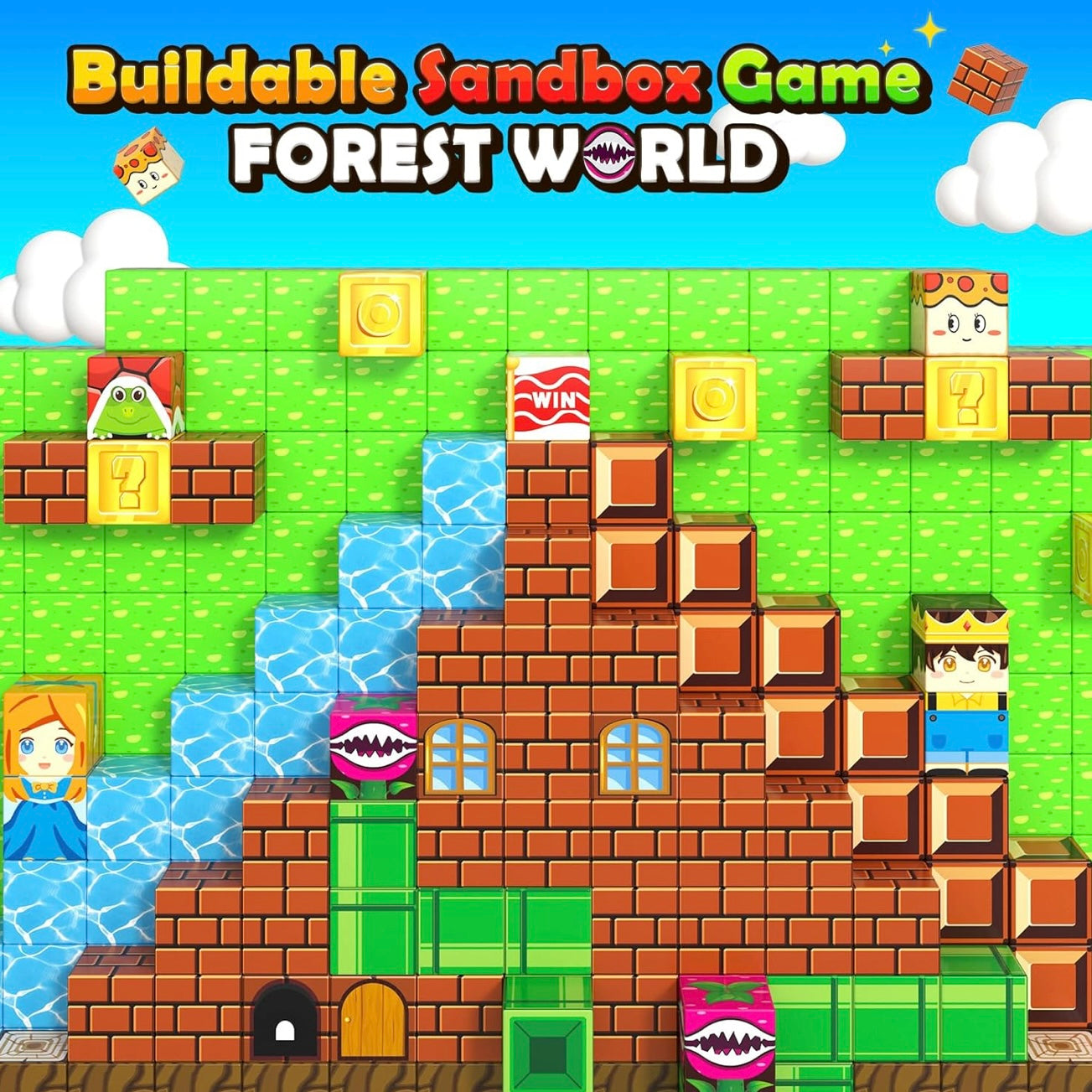 108PCS Magnetic Blocks Building Toys