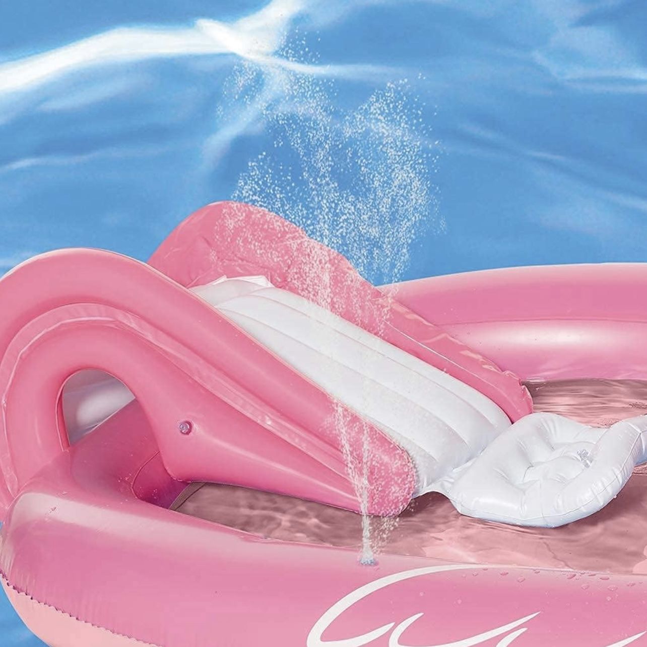 3-in-1 Flamingo Inflatable Kiddie Pool